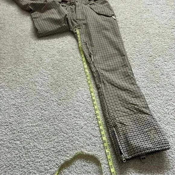 Special Blend Revolver Waterproof 15K Ski Snowboarding Pants Men XS Beige Plaid - Picture 5 of 16